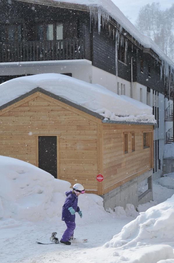 Hotel Valentin Pied Des Pistes لو دوز آلب المظهر الخارجي الصورة